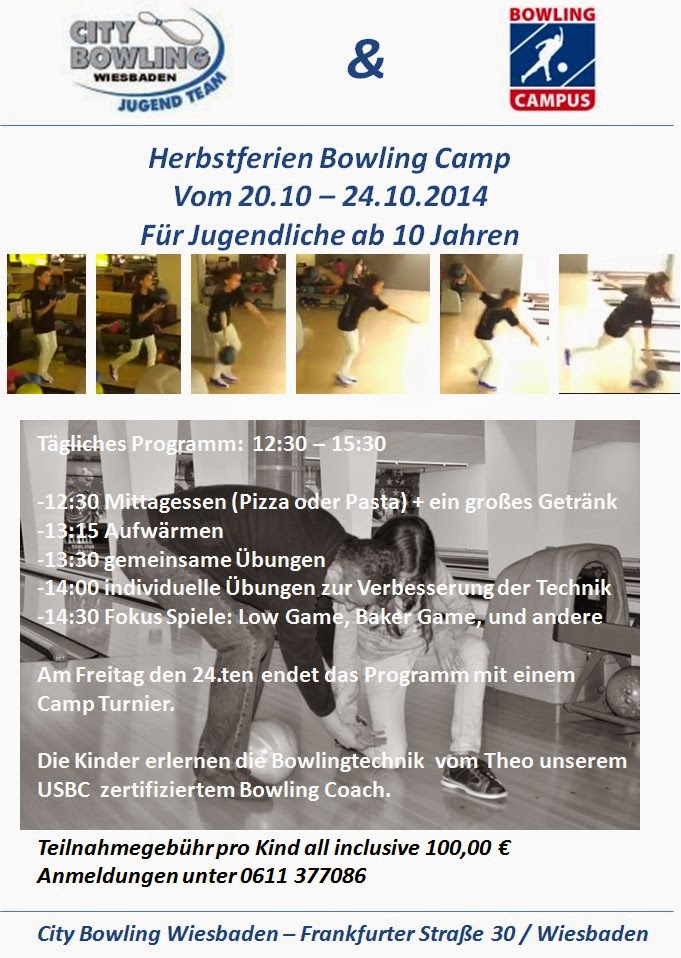 Ferien Bowling Camp
