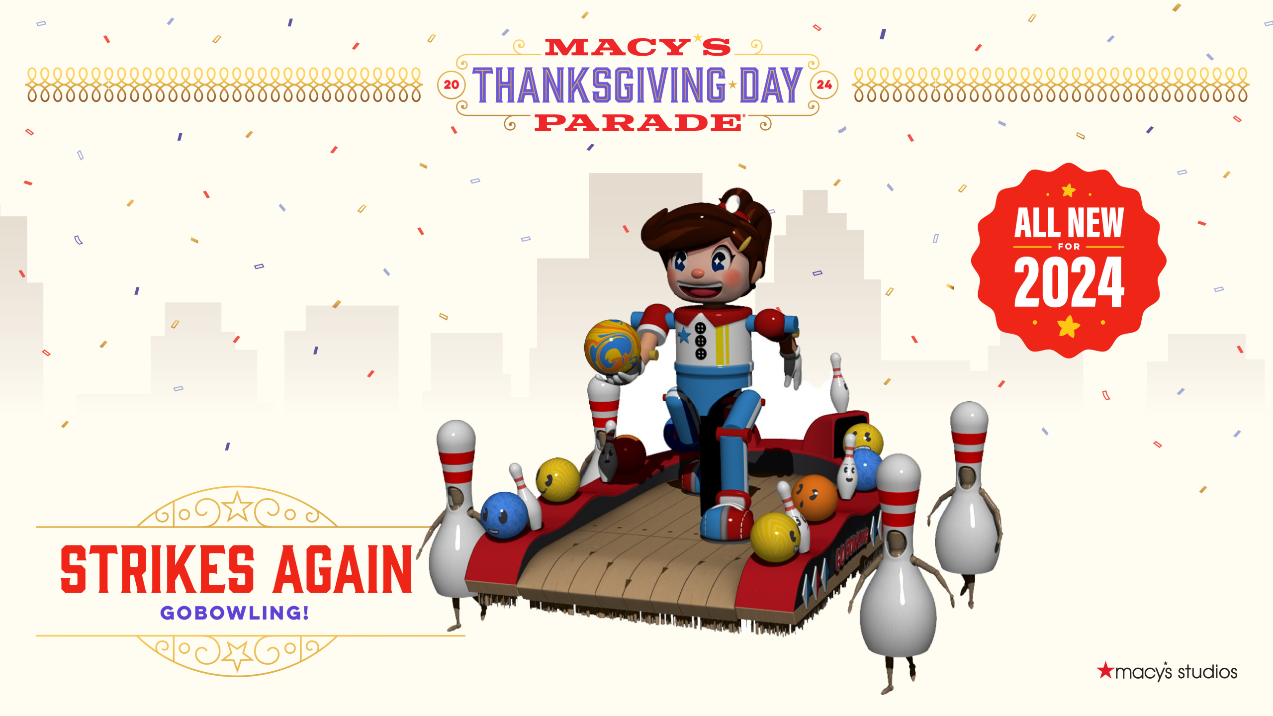 Go Bowling Strikes Again at the Macys Thanksgiving Day Parade® scaled