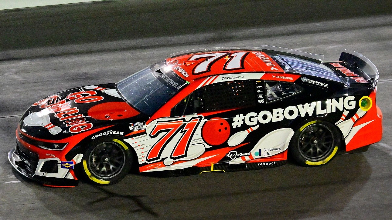 Michael McDowell Driver of the No71 Go Bowling Chevrolet ZL1